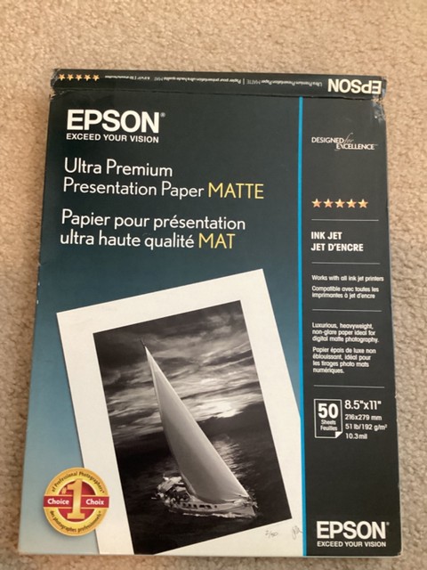 Epson Ultra Premium Presentation Paper Matte
