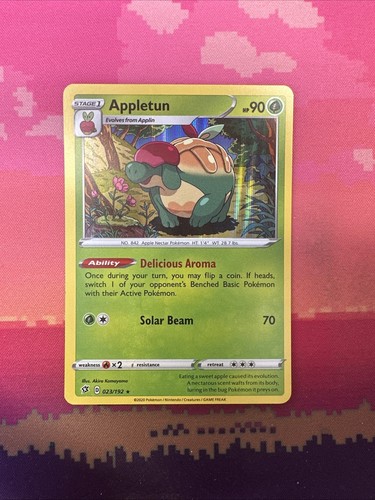 Appletun 023/192 Rebel Clash Holo Rare