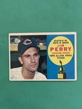 1960 Topps Jim Perry #324 RC VG