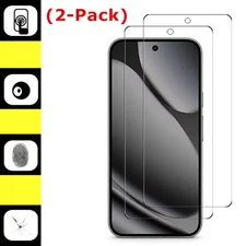 2P Tempered Glass Screen Protector For Google Pixel 10/10 Pro/10 Pro XL