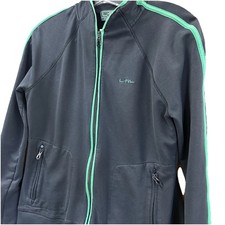 Ralph Lauren Zip Up Jacket Womens Small Black Long Sleeve Lightweight Activewear