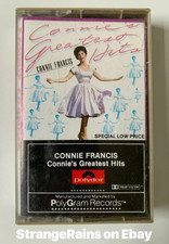 Connie Francis - Connie's Greatest Hits - Cassette Tape 1987    TESTED