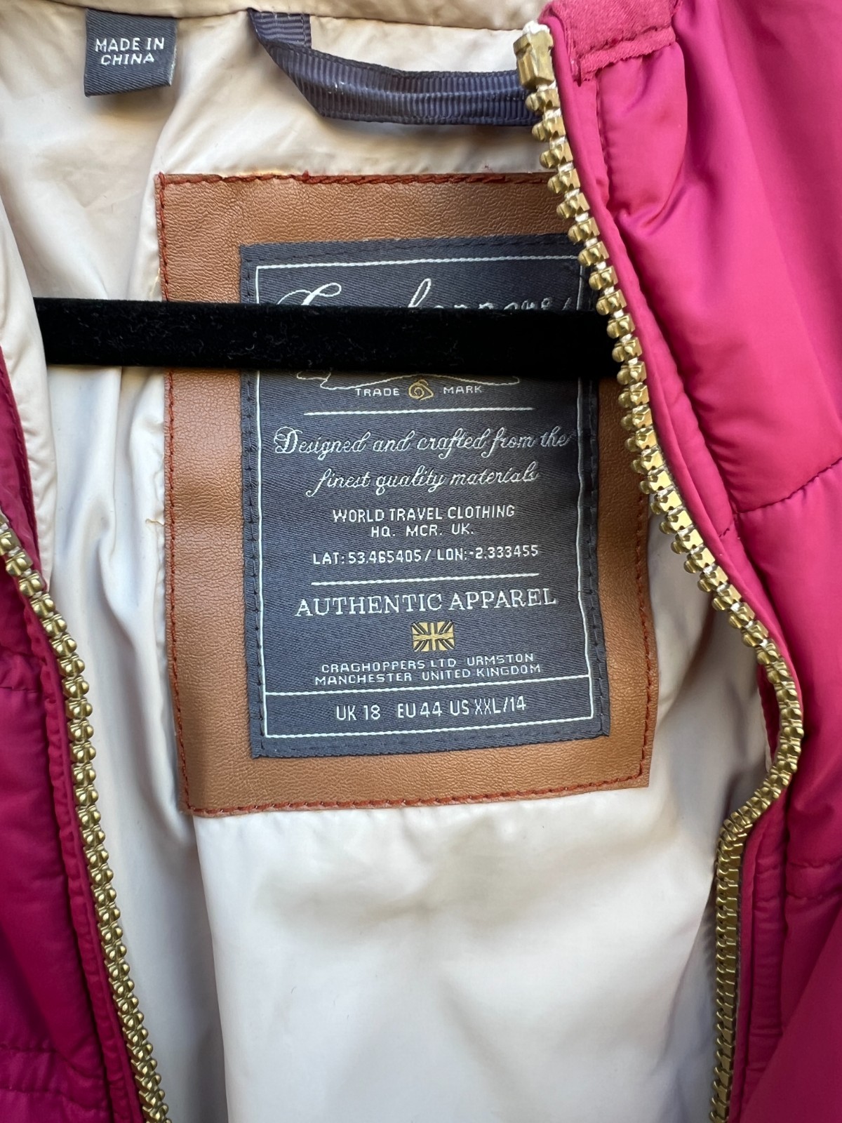 Craighopper coat woman Sz 14 image 4