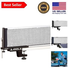 Portable Ping Pong Net Set with Easy Screw-On Clamps - 72