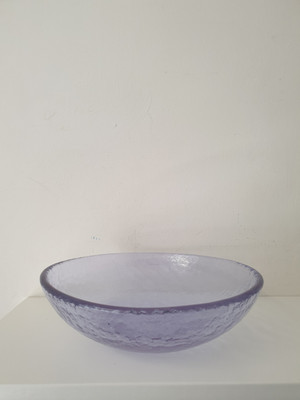 Feuer und Licht Neodym lila bis blau Recyclingglas Schüssel 7,5''