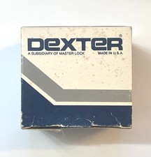 Dexter Master Lock Made In USA 3105 Dummy Door Knob Corona Brass Finish NOS