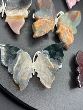 U19 - Crystal Butterfly Hair Clips 2"