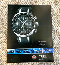 ORIS TT3 CHRONOGRAPH WATCH - FRAMEABLE COLLECTIBLE ORIGINAL CLASSIC WATCH ADVERT