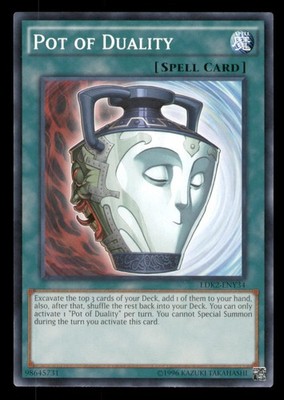 Yugioh Pot of Duality #LDK2-ENY34 Legendary Decks II LP