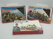 ESCI ERTL WWII Soldiers Figures Lot of 3 Japanese Italian French 1/72
