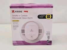 Kidde Smoke & Carbon Monoxide Voice Alarm Self Testing Photoelectric 900-CUDR-V