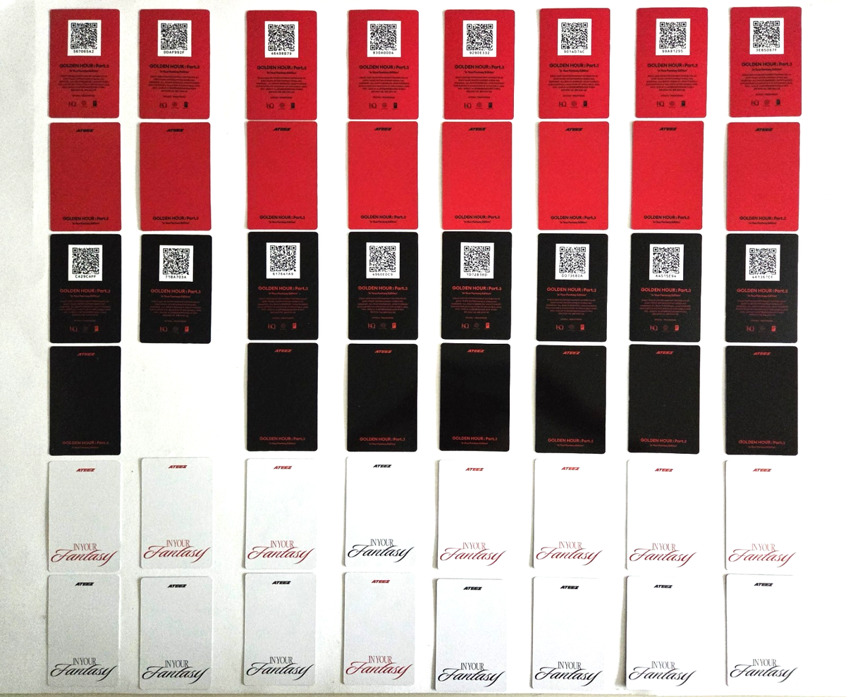 Ateez Golden Hour Part.3 In Your Fantasy IYFE POCAALBUM Official