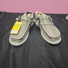 Hey Dude Wally Active-Stretch Size US 11 Gray Shoes