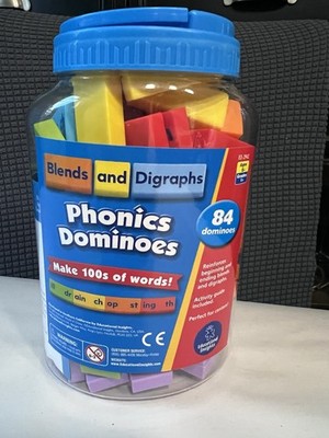Phonics Dominoes Blends & Digraphs - Reading Learning Activities for Kids 