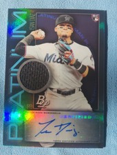 2020 Bowman Platinum Platinum Pieces Autograph Relics #PPARID Isan Diaz 05/99
