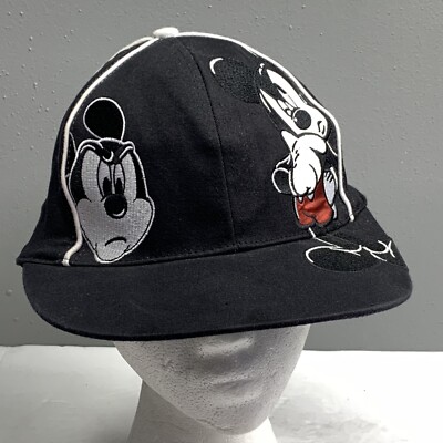 Disney Black Embroidered Mickey Mouse Hat - One Size Disney Mickey Mouse Embroidered Cotton Adjustable Dad Hat  main image 4