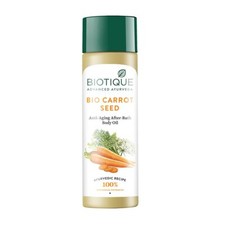 Biotique Carrot Seed Anti- Ageing After- Bath Body Oil 120ml.  free shipping.