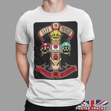 Save The Princess Mario T-Shirt Retro Vintage Classic Movie Tee Gift UK Poster