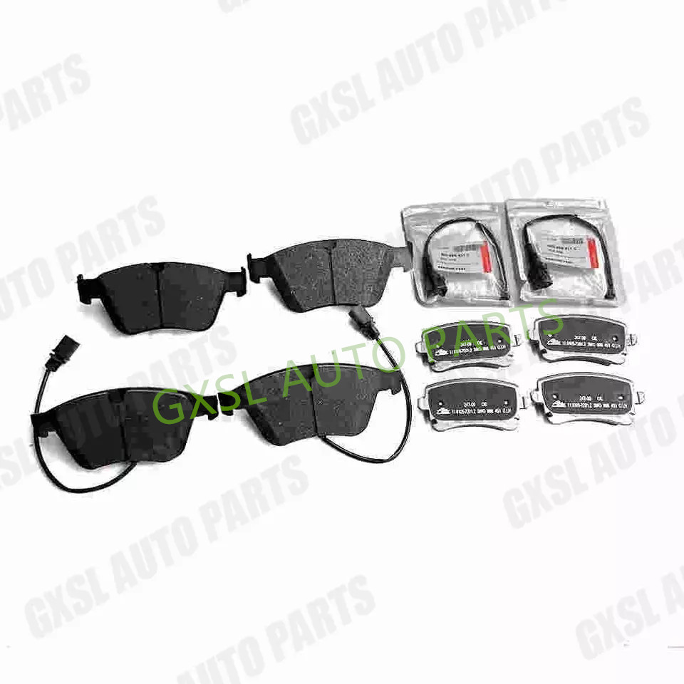 Front & Rear Brake Pads 2 Sets For Bentley Continental Gt Gtc Flying Spur 04-18