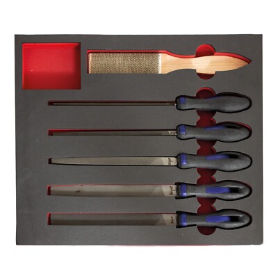 Gambit Werkstattfeilen Set 6 tlg 200mm Feilen Satz Hieb 2