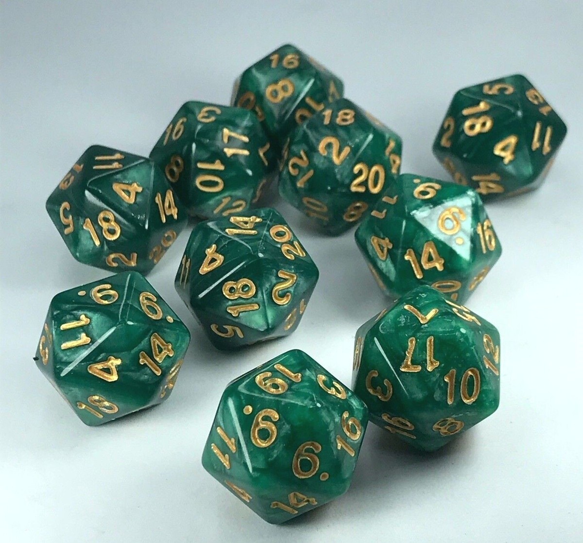 Unusual Playing D20 Dice - Ideal Warhammer 40K / LOTR / Age of