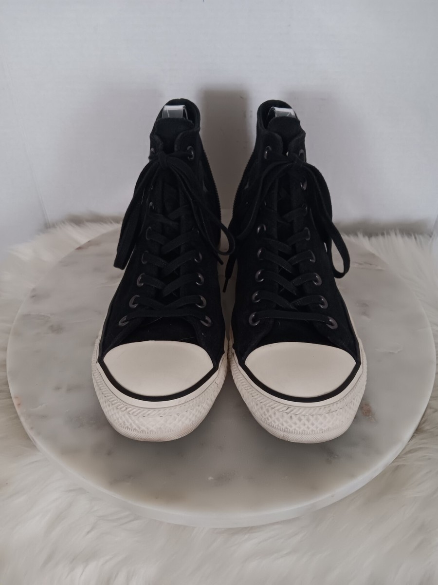 靴 CONVERSE ALL STAR HI ZIP UP BLACK 29 Converse Chuck Taylor All-Star XXHi Black Zip-up M5 W7