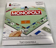 Monopoly Traveling Colorforms Mini Tabletop B...