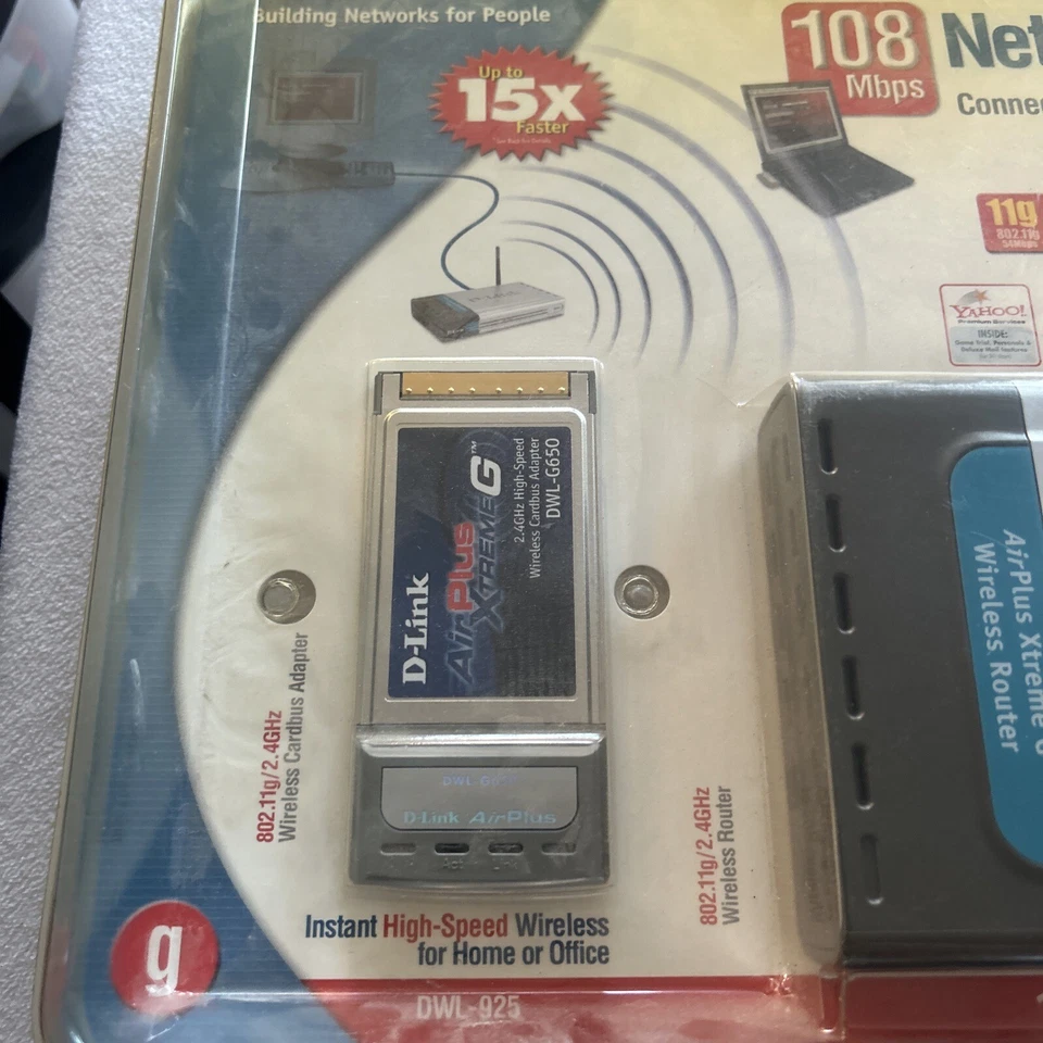 D-Link AirPlus G Wireless Networking Kit Router and USB Adapter DWL-925 - Image 2 of 4