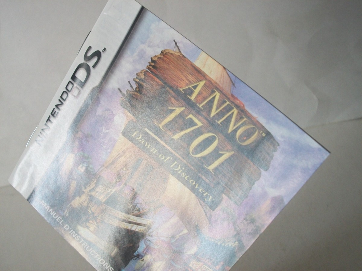 Anno 1701 Dawn of Discovery Nintendo DS Complete Game Real Time
