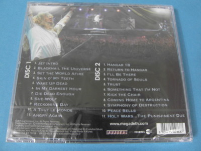 MEGADETH - THAT ONE NIGHT : LIVE IN BUENOS AIRES [2 CD] (SEALED