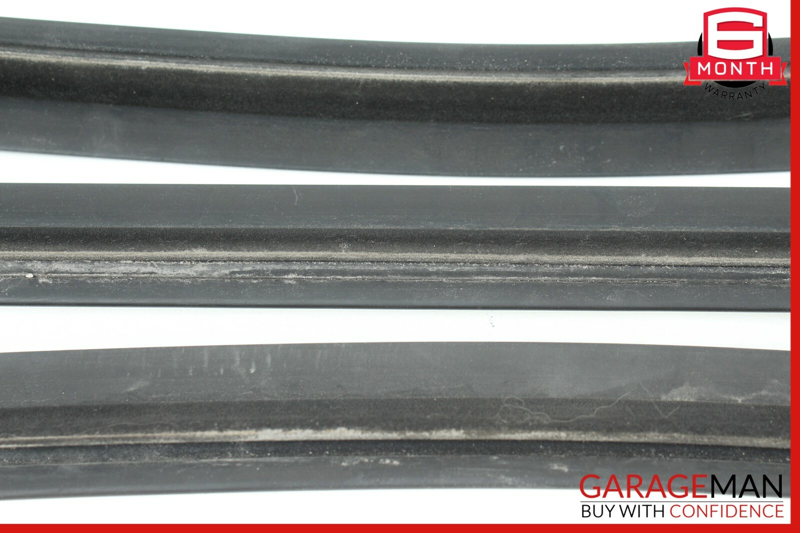 14-17 Maserati Ghibli Rear Exterior Door Chrome Trim Molding Panel Cover Set OEM
