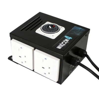 WIDOW Timer scatola nera resistente idroponica contattore 4 vie timer integrato