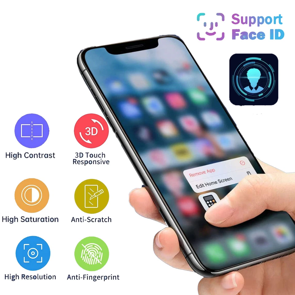 For iPhone 14 13 12 11 Pro X XR XS MAX 8 7 6 Screen Replacement LCD Display - Image 2 of 4