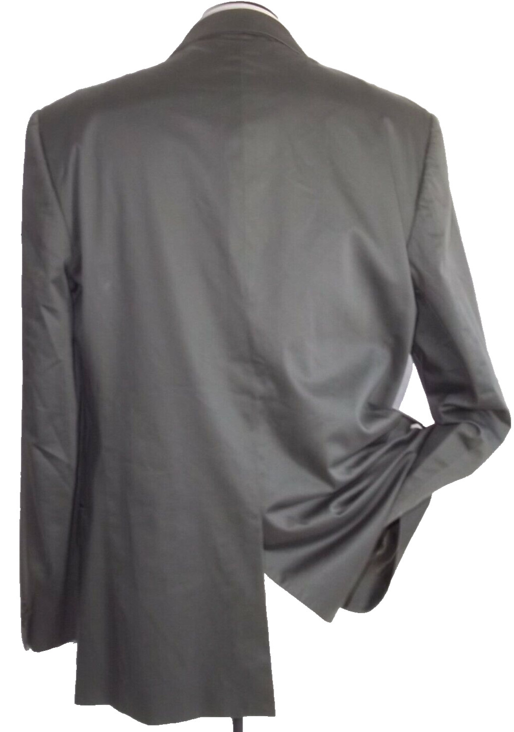 # Helmut Lang solid olive 2button peak lapel cott… - image 6