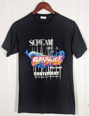 Kings Island Shirt Small Scream Like A Banshee Halloween Haunt Contest 2013 