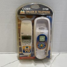 NEW Coby White Corded Telephone Caller ID CT-P360 NOS