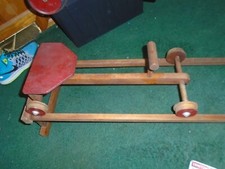 Childs toy roller coaster Ride On vintage wood rare