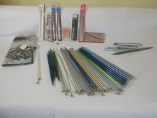 Huge Lot Of Knitting Needles Various Sizes, Brands  Accessories 36 /- Pairs