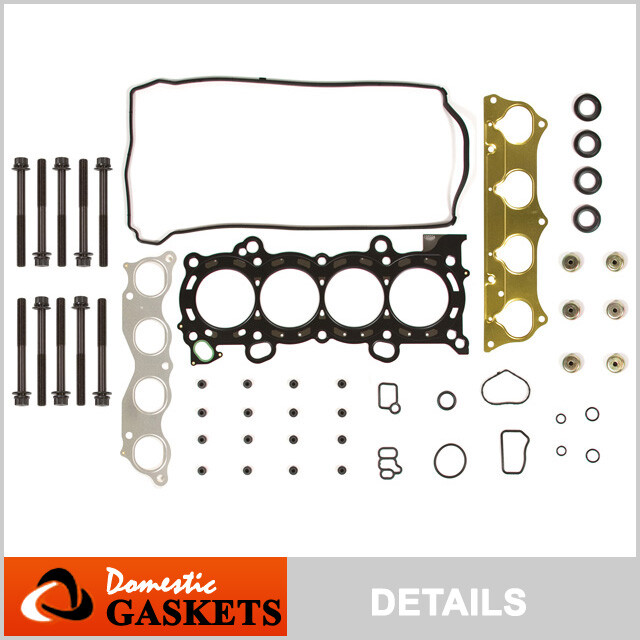 Fits 0206 Acura RSX TypeS 2.0L VTEC DOHC Head Gasket Set Bolts K20A2