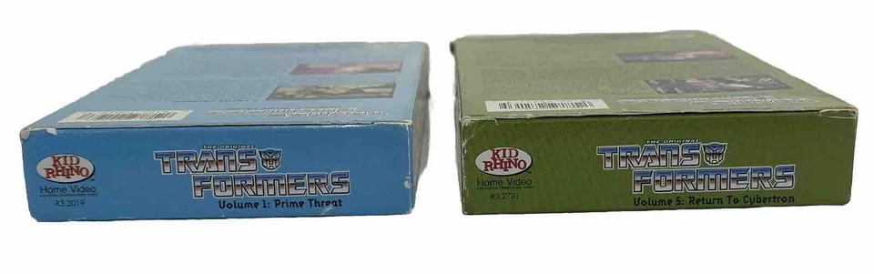 TRANSFORMERS TV CARTOON KIDS VHS VOLUME 1 PRIME THREAT Vol 5 Return To Cybertron - Image 3 of 4