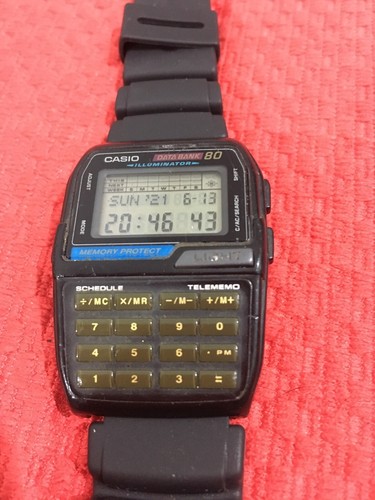 CASIO DATA BANK 80 DBC - 81 1478 WATCH | eBay