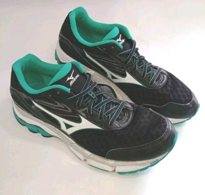 Mizuno Women's Wave Inspire 12 Running Shoes Size 12 Black Teal