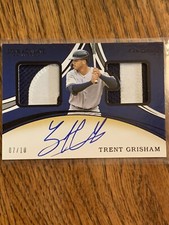 2020 Panini Immaculate Baseball Rookie Trent Grisham Dual Patch Auto /10