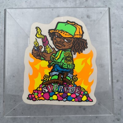 Supreme Andy Howell Molotov Kid  Sticker Decal 100% Authentic Accessories