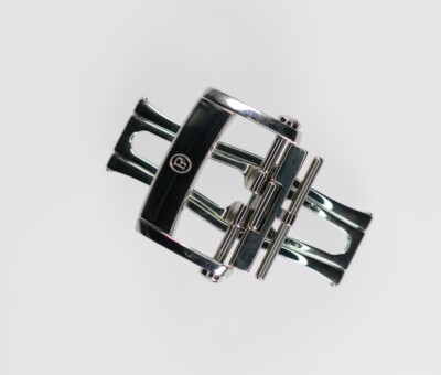 Parmigiani Fleurier Faltschließe für Lederband 22mm Edelstahl NOS