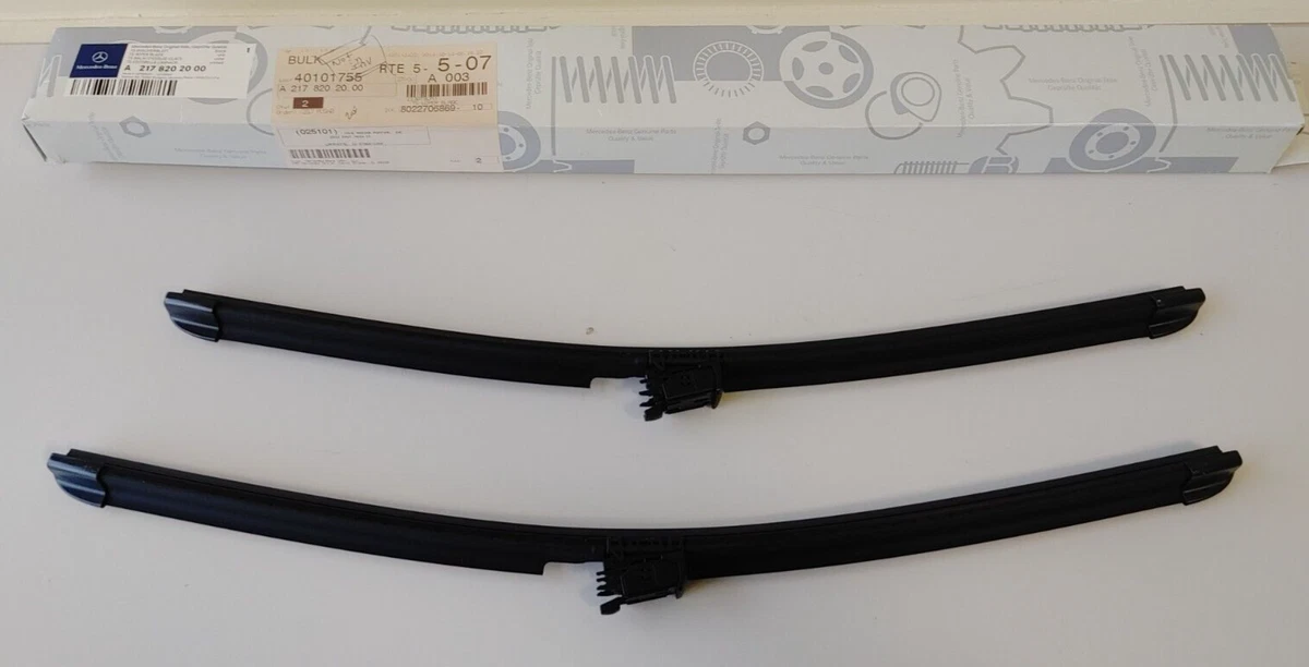 New Genuine OEM Mercedes-Benz S C217 Front Wiper Blade Set LHD 