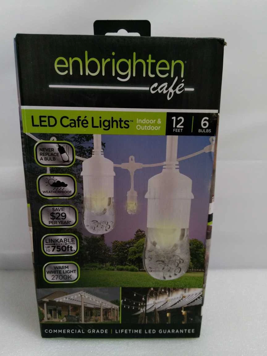 Enbrighten classic led cafe string lights deals