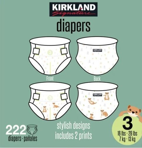 Kirkland Signature Windeln Größen 1-6, weich saugfähig, Pflanzenbasis ~ kostenloser Versand! - Bild 32 von 53