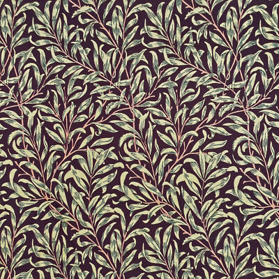Baumwollstoff - William Morris - Willow Bough - Damson lila - Material Meter