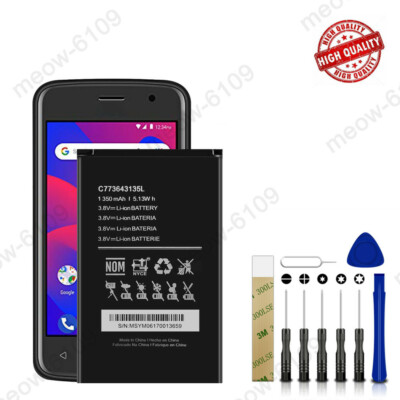 For BLU Studio J1 S051Q Replacement Battery C773643135L 1350 mAh + Tools